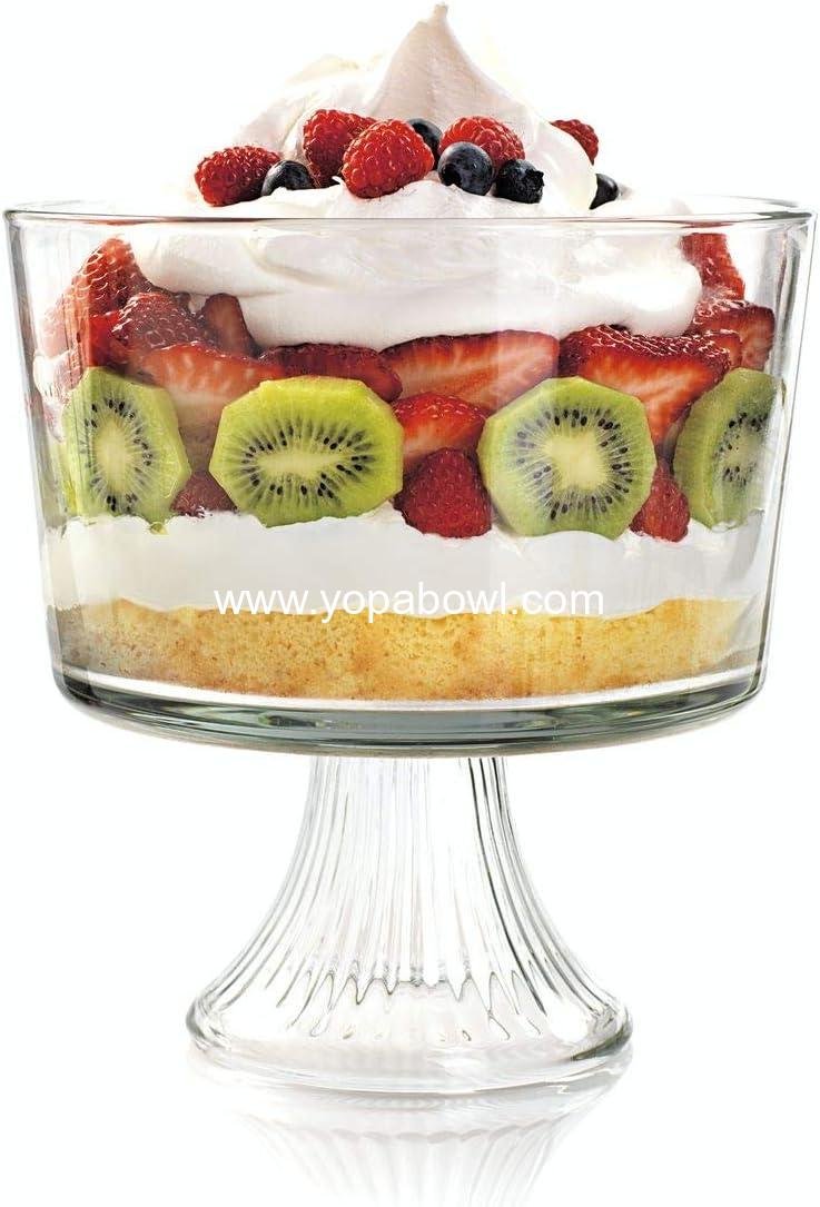 Wholesale 104 oz Glass Trifle Bowl - Elegant Dessert Serving Dish for Parties, Events, and Everyday Use Manufacturer