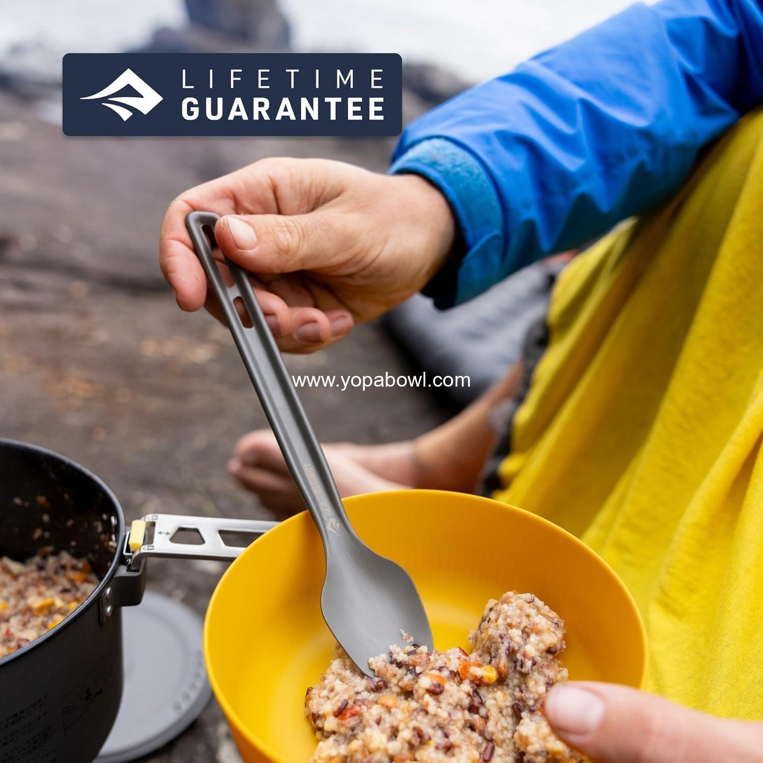 Wholesale Ultralight Cutlery Set with Long Handle Spoon and Spork - Factory