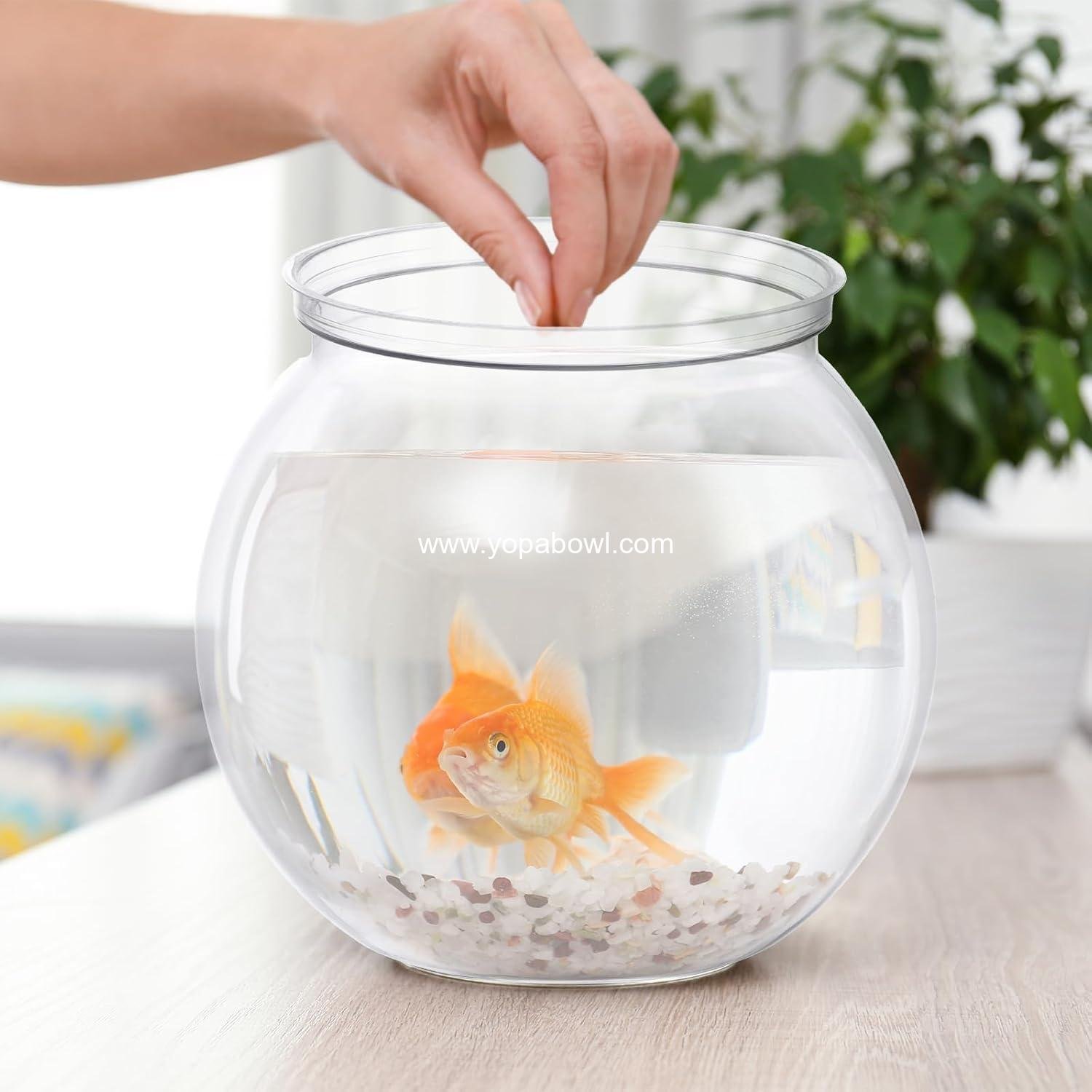 Wholesale Mini Plastic Fish Bowl 27 oz Decorative Small Aquarium Bowl Unbreakable Heavy Duty Centerpiece Vase Party Decoration, Pack of 1 Factory Wholesale Mini Plastic Fish Bowl 27 oz Decorative Small Aquarium Bowl Unbreakable Heavy Duty Centerpiece Vase Party Decoration, Pack of 1 Factory