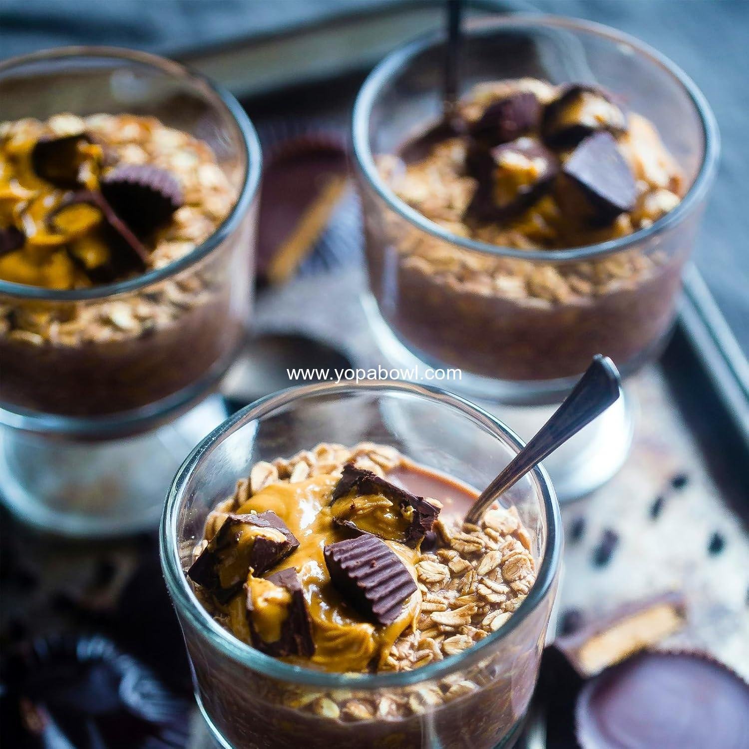 Wholesale 8oz Glass Trifle Bowls Set of 6 with Stand for Fruit Dessert Salad and Small Clear Cups for Pudding Parfait Sundae - Factory