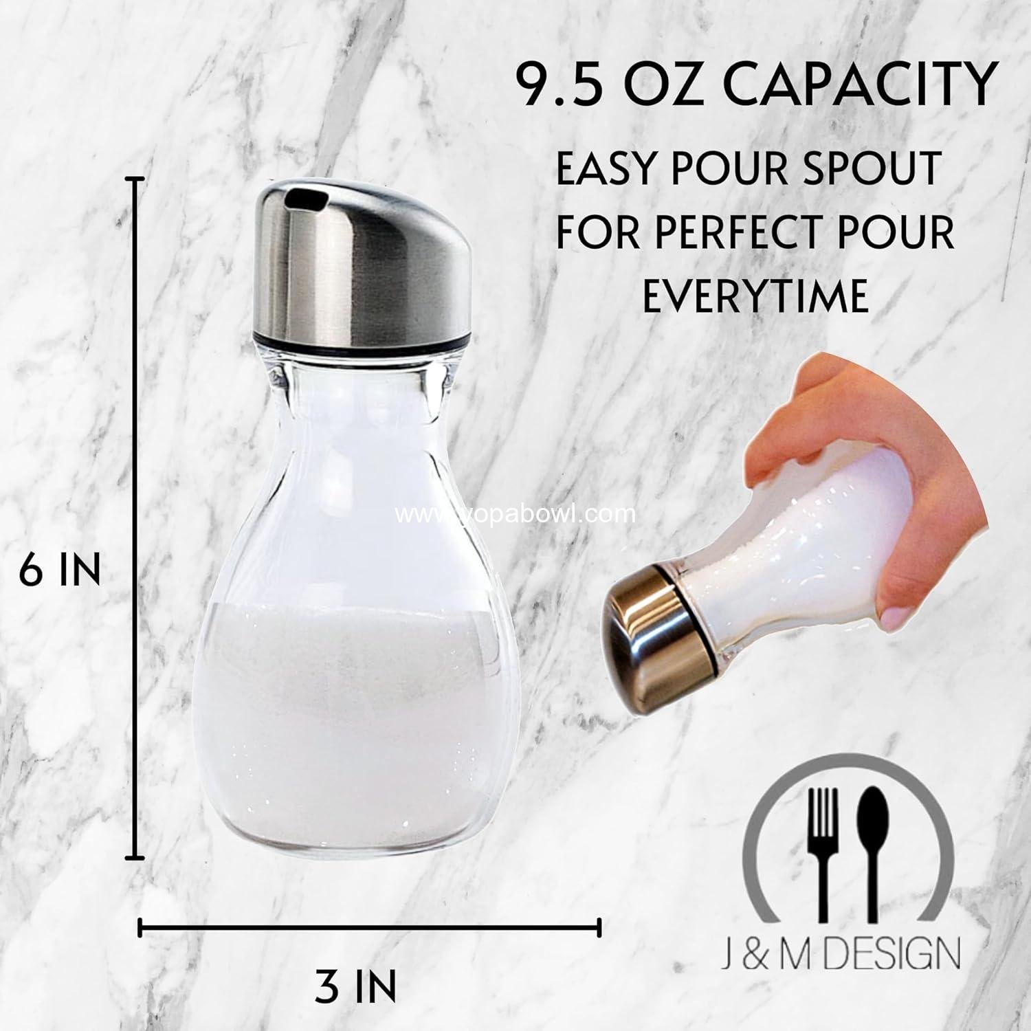 Wholesale Sugar Dispenser with Pour Spout - 9.5oz Container for Coffee, Tea, and Baking Accessories - Factory