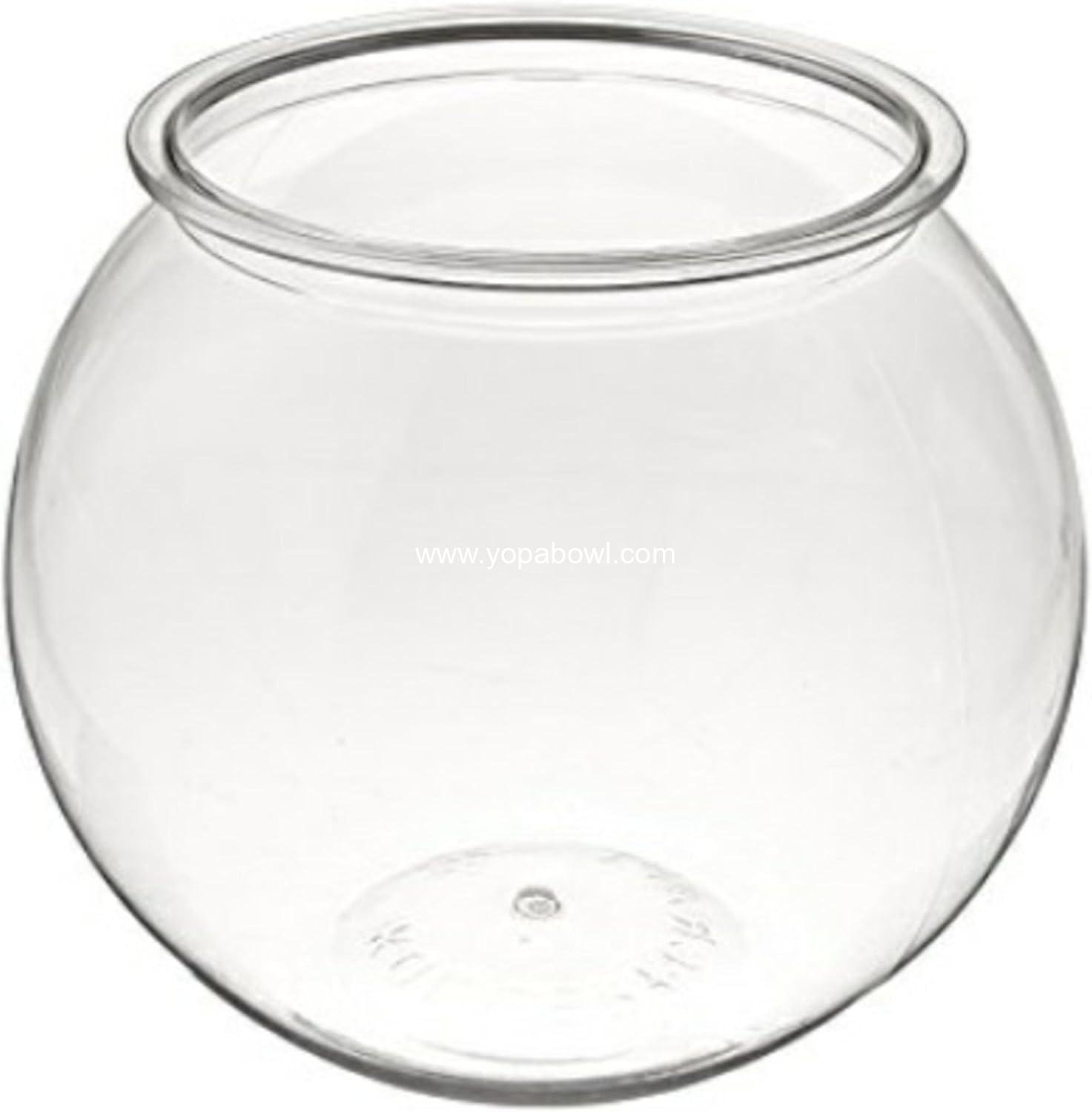 Wholesale 1 Gallon Round Fish Bowl - Crystal Clear Break-Resistant Lightweight Plastic Ideal for Betta Fish, Home Décor, and Party Drinks - Factory Wholesale 1 Gallon Round Fish Bowl - Crystal Clear Break-Resistant Lightweight Plastic Ideal for Betta Fish, Home Décor, and Party Drinks - Factory