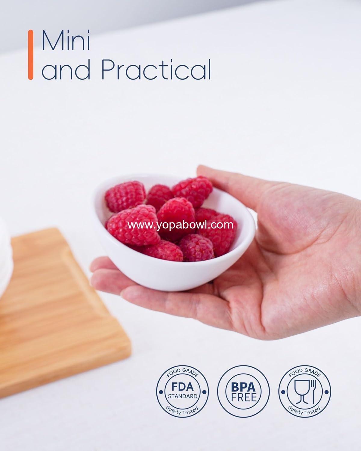 Wholesale 3 OZ White Dipping Bowl Set of 6 - Opal Glass 3.5 Inch Soy Sauce Dish, Mini Serving Bowls for Condiments, Sushi, Ketchup, BBQ, Party Factory Wholesale 3 OZ White Dipping Bowl Set of 6 - Opal Glass 3.5 Inch Soy Sauce Dish, Mini Serving Bowls for Condiments, Sushi, Ketchup, BBQ, Party Factory