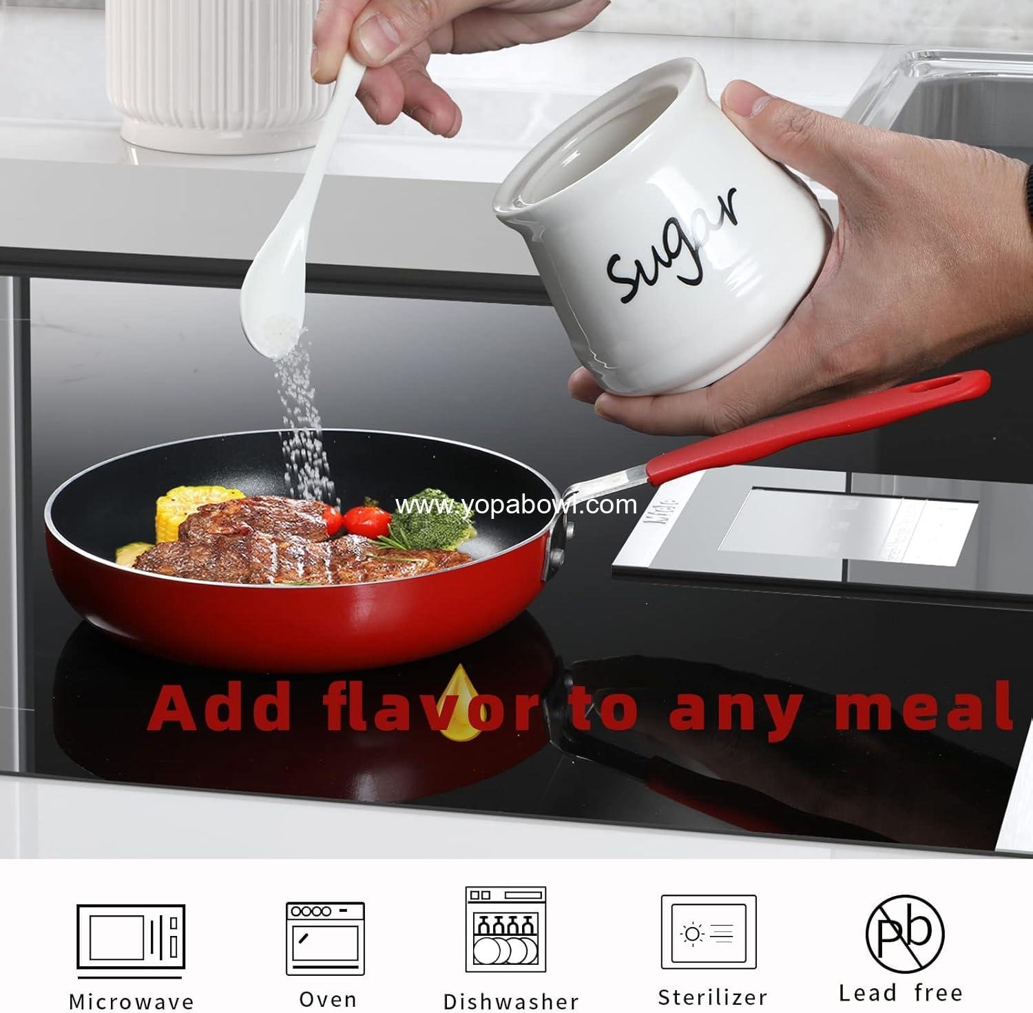 Wholesale Ceramic Sugar Bowl with Lid and Spoon 12oz White - Manufacturer Wholesale Ceramic Sugar Bowl with Lid and Spoon 12oz White - Manufacturer