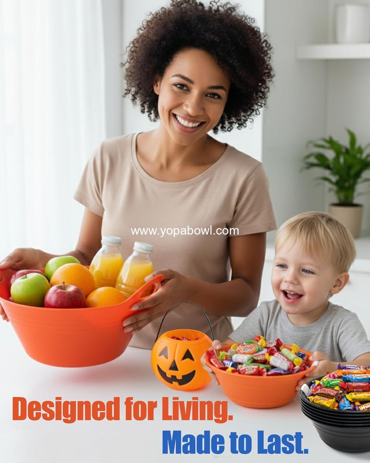 Wholesale Large Snack Bowls 2-Pack (4L) Lavender Manufacturer