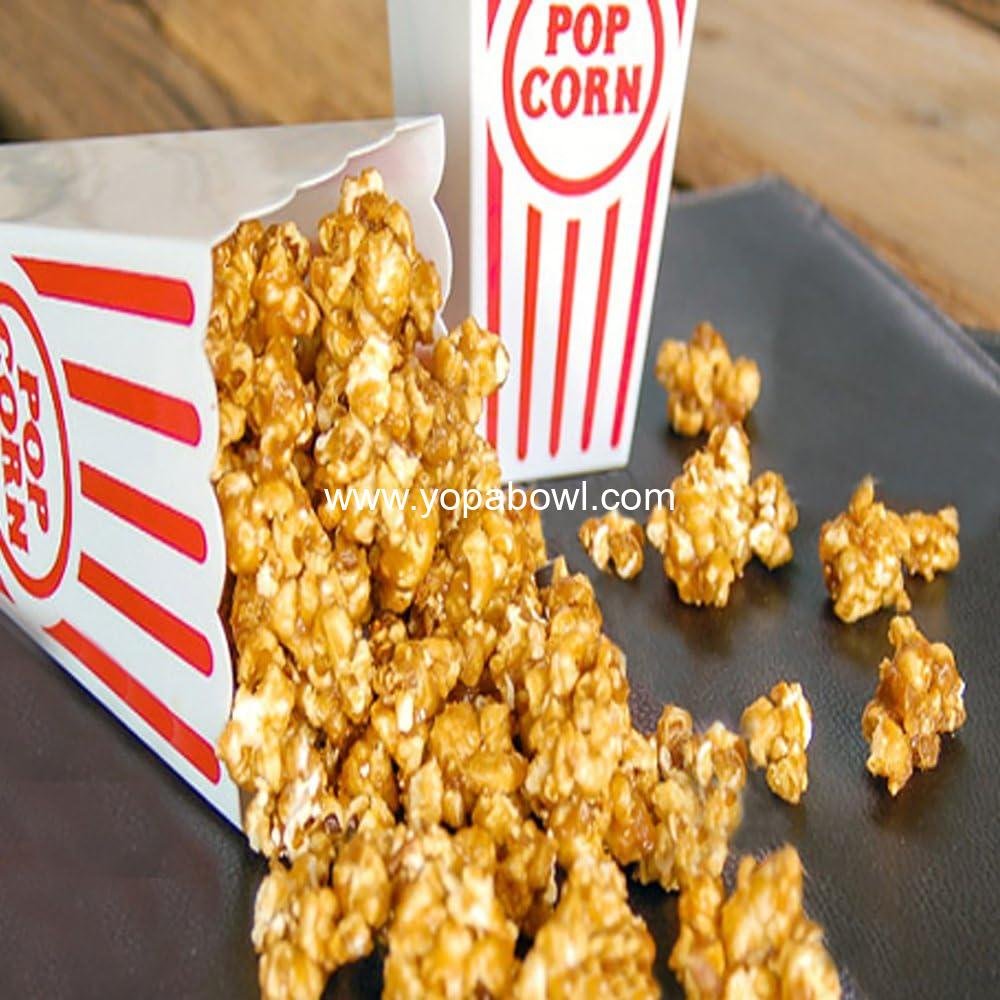 Wholesale Plastic Red and White Striped Popcorn Containers for Movie Night - 7.8 Wholesale Plastic Red and White Striped Popcorn Containers for Movie Night - 7.8