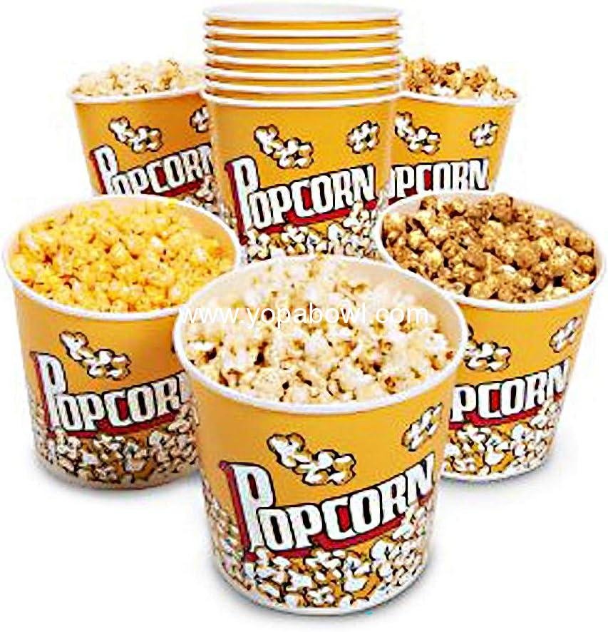 Wholesale Retro Style Plastic Popcorn Containers for Movie Night - 7