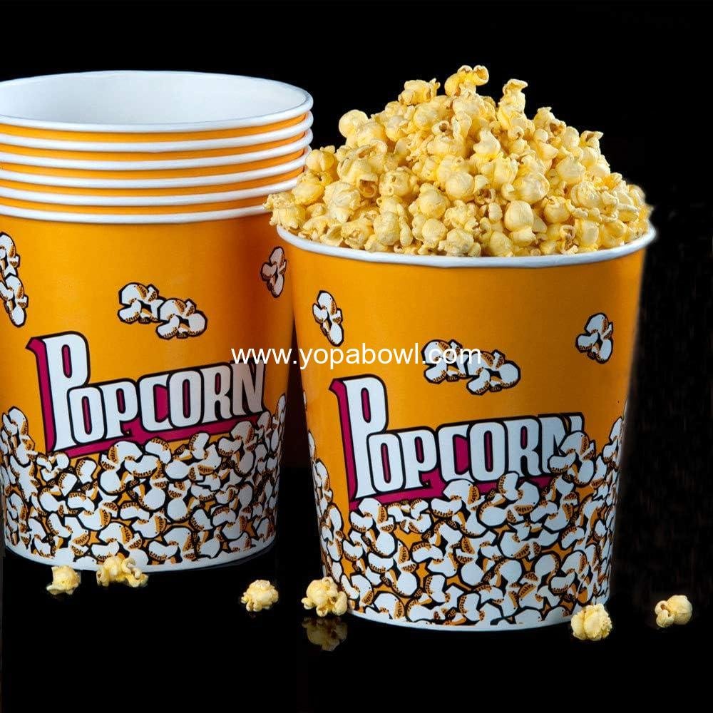 Wholesale Retro Style Plastic Popcorn Containers for Movie Night - 7