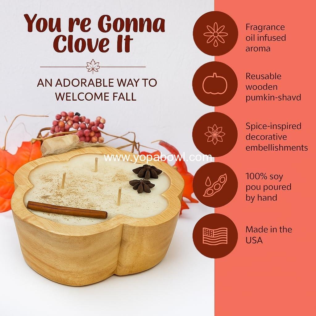 Wholesale Pumpkin Candle - 8