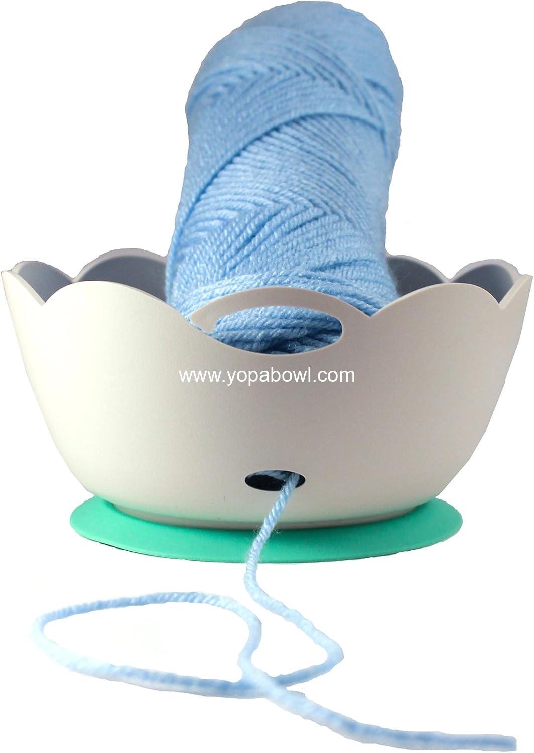 Wholesale Portable Unbreakable Yarn Bowl with Soft Rubberized Non-Slip Base - Factory Wholesale Portable Unbreakable Yarn Bowl with Soft Rubberized Non-Slip Base - Factory