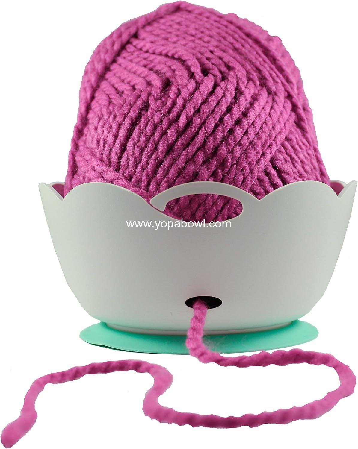 Wholesale Portable Unbreakable Yarn Bowl with Soft Rubberized Non-Slip Base - Factory Wholesale Portable Unbreakable Yarn Bowl with Soft Rubberized Non-Slip Base - Factory