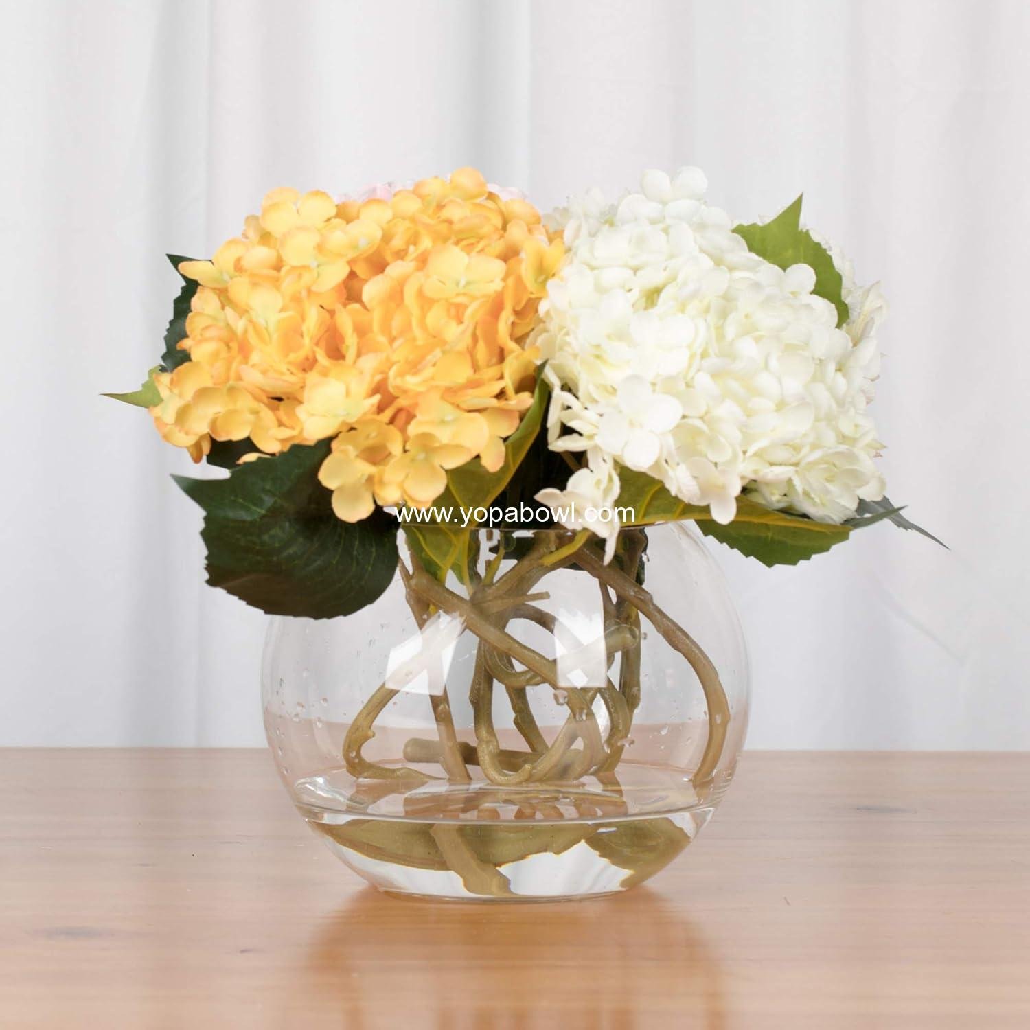 Wholesale Clear Bubble Glass Vase - 6