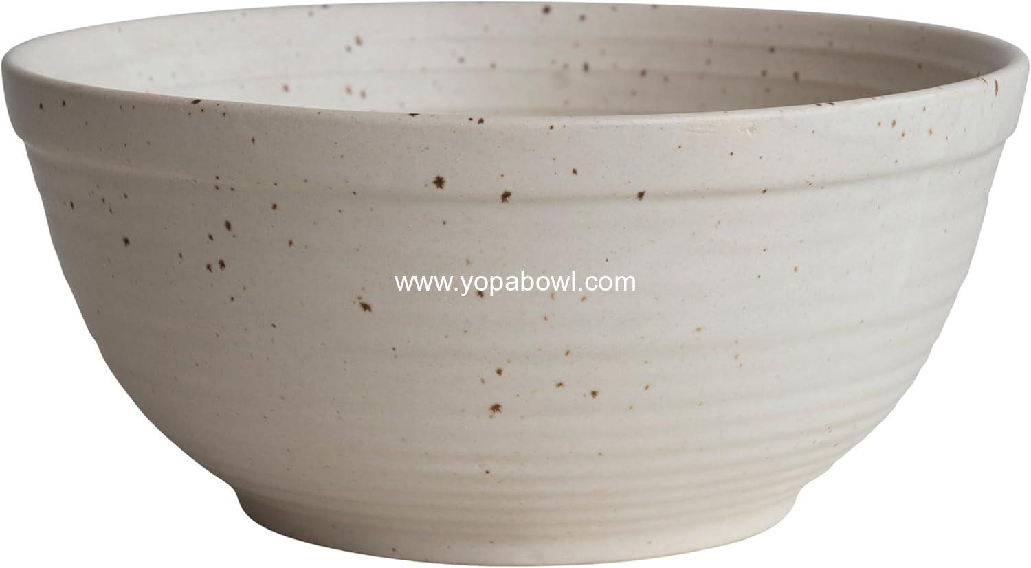 Wholesale White Speckled Stoneware Bowl - Perfect for Farmhouse Decor - Size Emphasis - Factory Wholesale White Speckled Stoneware Bowl - Perfect for Farmhouse Decor - Size Emphasis - Factory