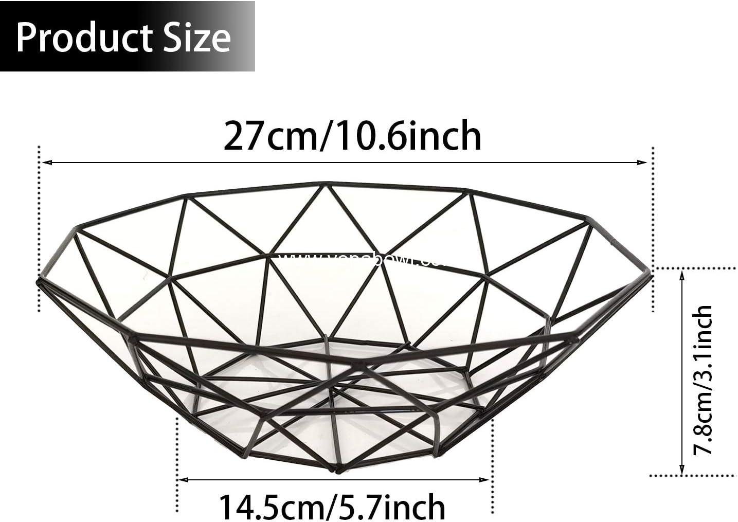 Wholesale Metal Wire Fruit Bowl, Iron Arts Storage Basket for Kitchen Counter, Decorative Table Centerpiece for Vegetables, Bread, Snacks, Potpourri - Factory Wholesale Metal Wire Fruit Bowl, Iron Arts Storage Basket for Kitchen Counter, Decorative Table Centerpiece for Vegetables, Bread, Snacks, Potpourri - Factory