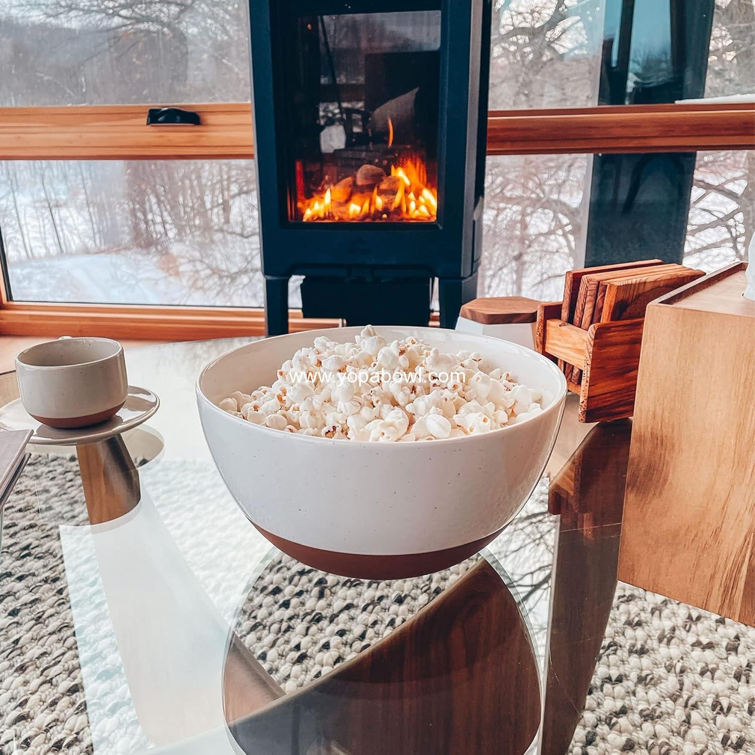Wholesale Ceramic Large Mixing Bowls - Set of 2 Nesting Bowls for Cooking, Serving, Popcorn, Salad - Microwavable Stoneware, Oven, Microwave, and Dishwasher Safe - Extra Big 5.5 & 3.6 Qt - White Factory Wholesale Ceramic Large Mixing Bowls - Set of 2 Nesting Bowls for Cooking, Serving, Popcorn, Salad - Microwavable Stoneware, Oven, Microwave, and Dishwasher Safe - Extra Big 5.5 & 3.6 Qt - White Factory
