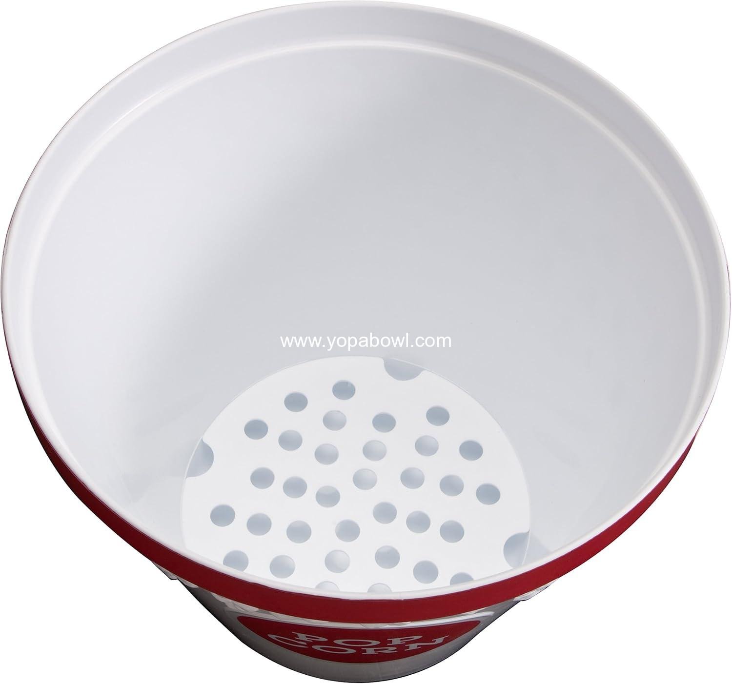 Wholesale Red Popcorn Bucket Plastic Bowl - Large Size, Factory Wholesale Red Popcorn Bucket Plastic Bowl - Large Size, Factory