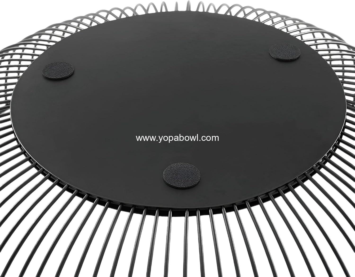 Wholesale Black Wire Fruit Bowl for Kitchen Counter, 11-Inch Round Metal Fruit Basket for Lemons, Bananas, Snacks - Factory Wholesale Black Wire Fruit Bowl for Kitchen Counter, 11-Inch Round Metal Fruit Basket for Lemons, Bananas, Snacks - Factory