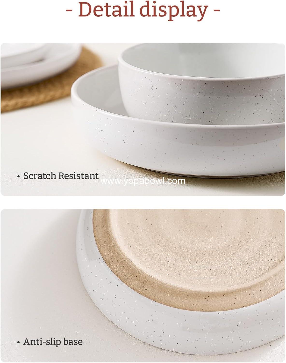 OEM 33 oz Pasta and Salad Bowl Set of 4 - Perfect for Housewarming, Thanksgiving, Christmas, White - Wholesale Factory OEM 33 oz Pasta and Salad Bowl Set of 4 - Perfect for Housewarming, Thanksgiving, Christmas, White - Wholesale Factory