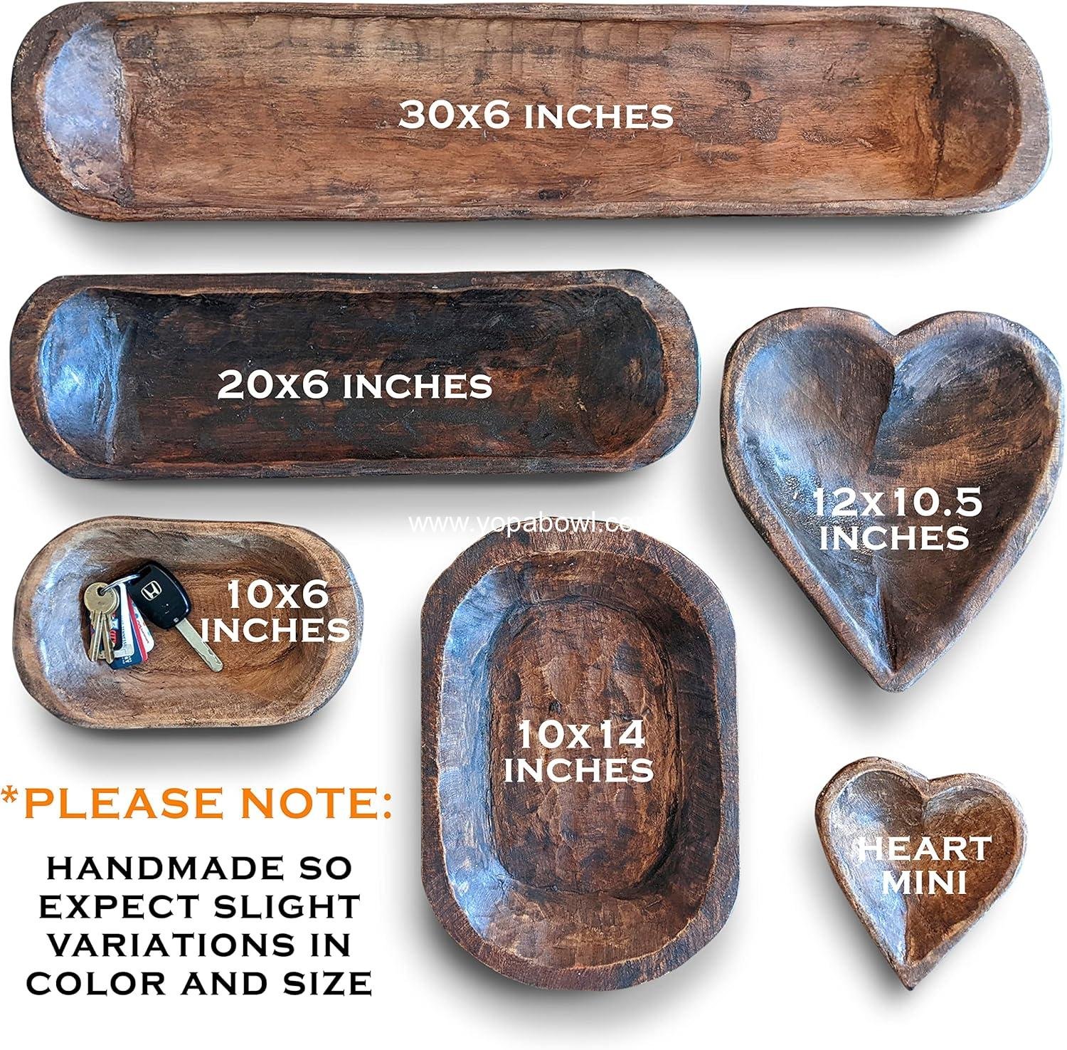 Wholesale Handcrafted Wooden Dough Bowl - 10 Inch Decorative Centerpiece Bowl for Home Decor, Table Display, OEM Wholesale Handcrafted Wooden Dough Bowl - 10 Inch Decorative Centerpiece Bowl for Home Decor, Table Display, OEM