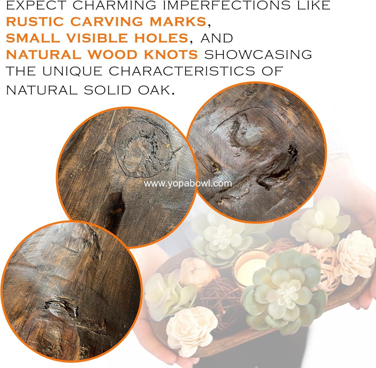 Wholesale Handcrafted Wooden Dough Bowl - 10 Inch Decorative Centerpiece Bowl for Home Decor, Table Display, OEM Wholesale Handcrafted Wooden Dough Bowl - 10 Inch Decorative Centerpiece Bowl for Home Decor, Table Display, OEM