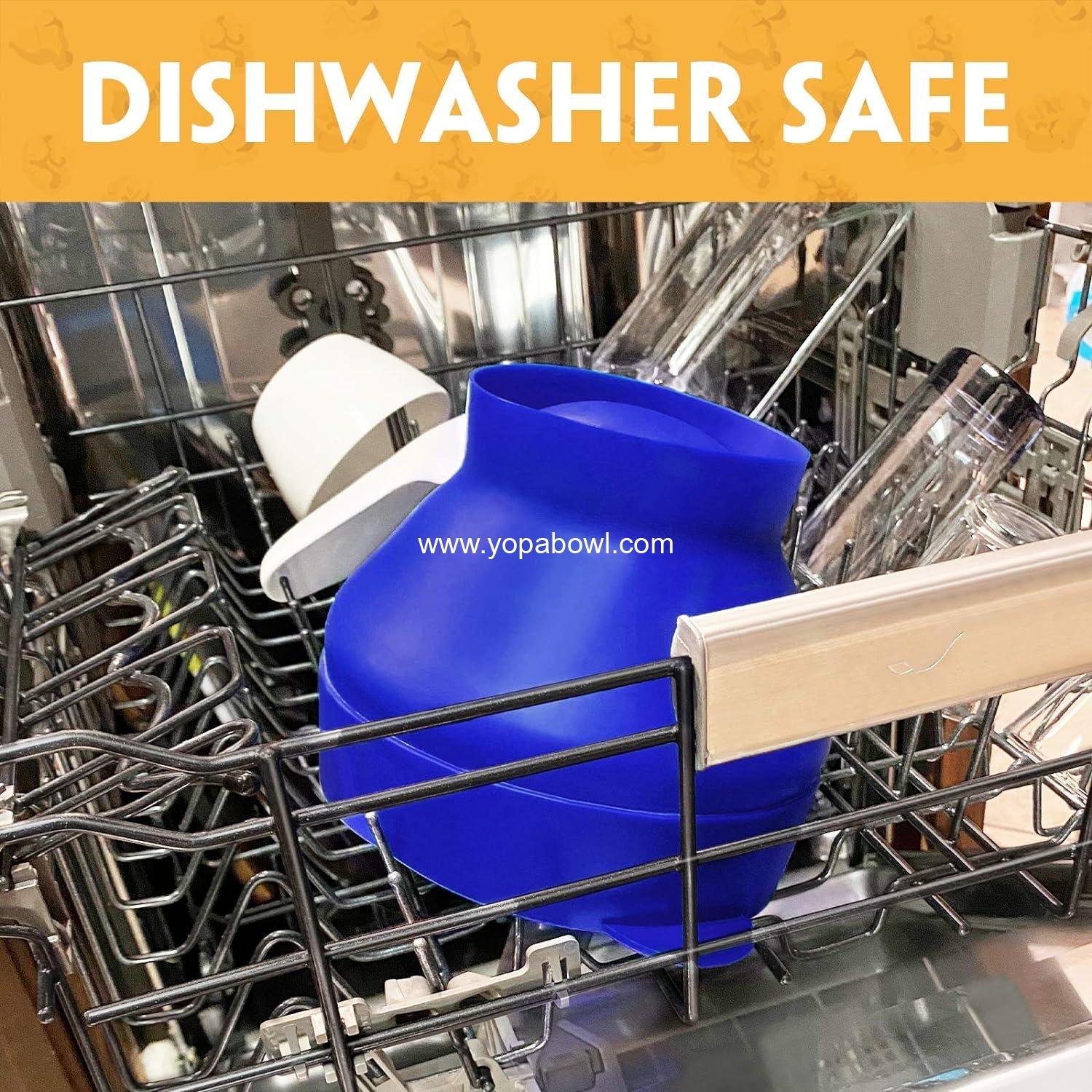 Wholesale Microwaveable Silicone Popcorn Popper - Collapsible Bowl for Oil-Free Popcorn in Microwave, Dishwasher Safe (Blue) - Factory