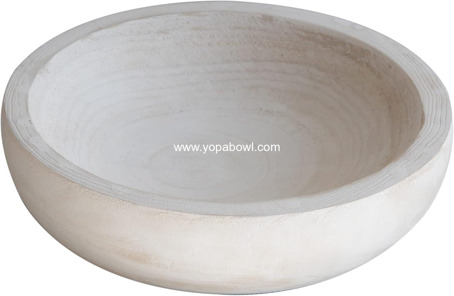 Wholesale Paulownia Wood Hand Carved Tray - 10