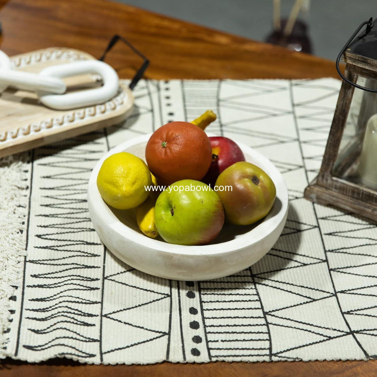 Wholesale Paulownia Wood Hand Carved Tray - 10