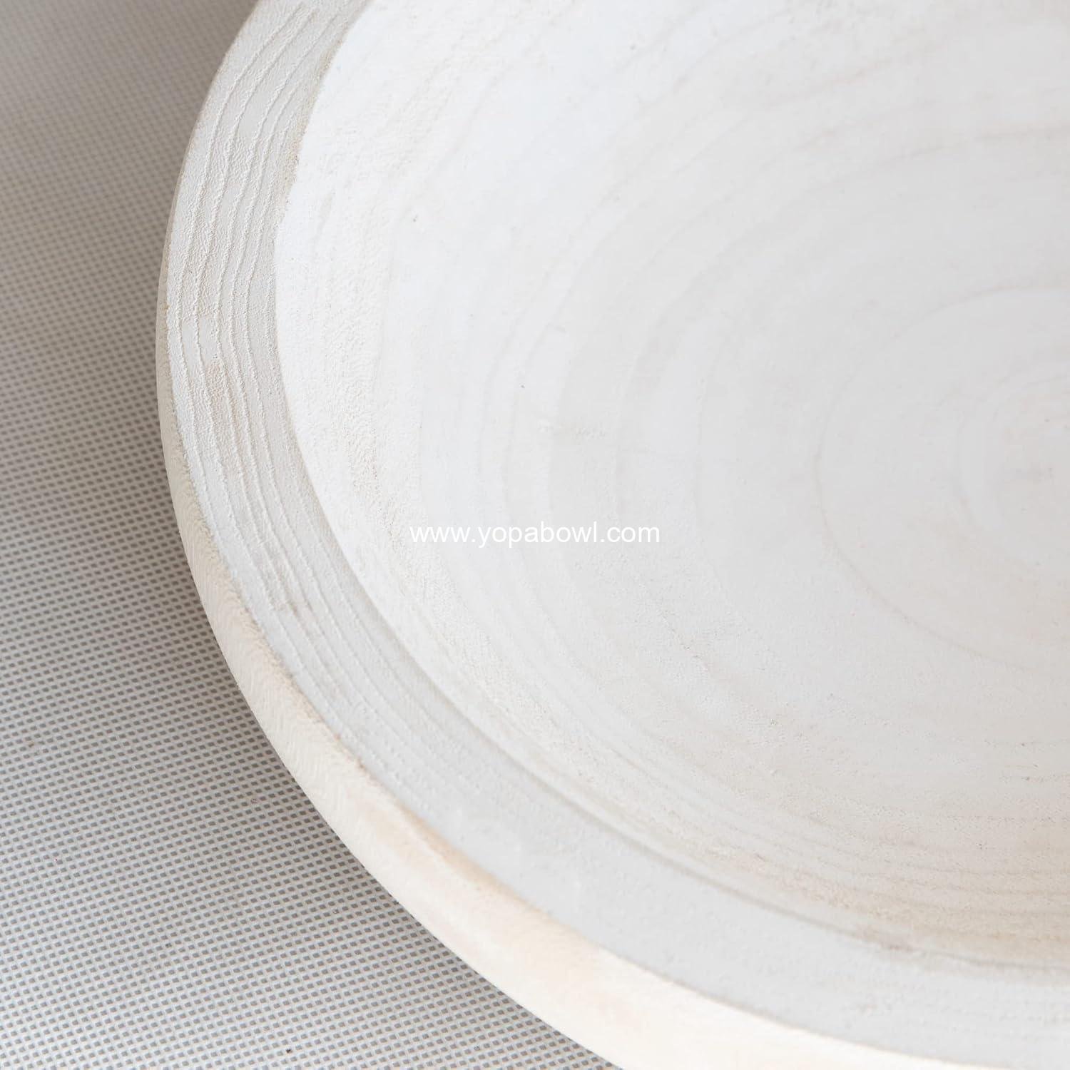 Wholesale Paulownia Wood Hand Carved Tray - 10