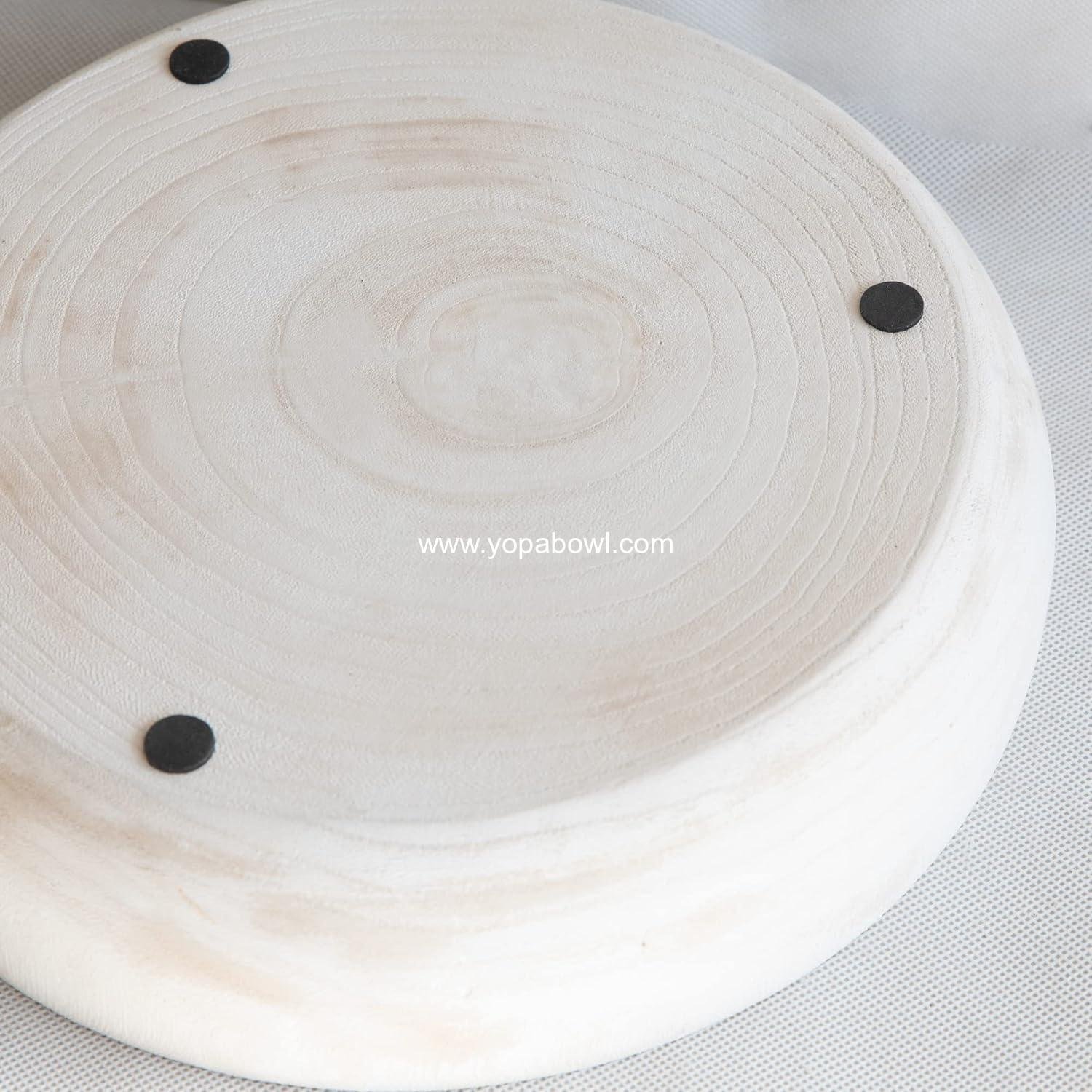 Wholesale Paulownia Wood Hand Carved Tray - 10