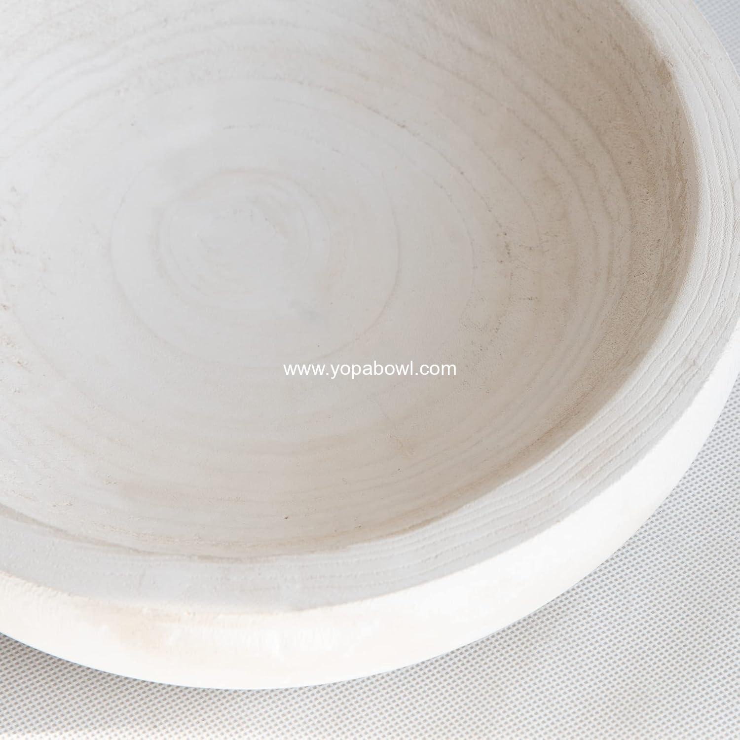 Wholesale Paulownia Wood Hand Carved Tray - 10