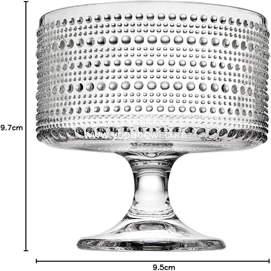 Wholesale LUMINA Trifle Bowl - 12-inch Footed Dessert Server with Elegant Design, Factory