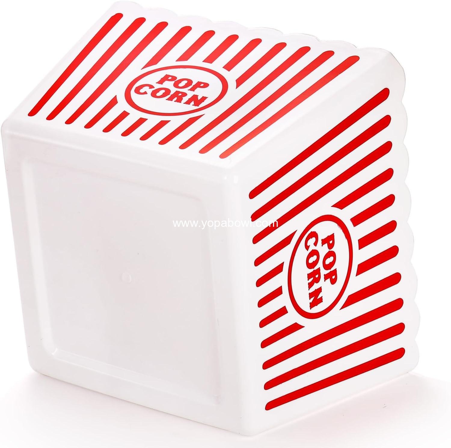 Wholesale Reusable 6 Pack Plastic Popcorn Buckets, Large 9