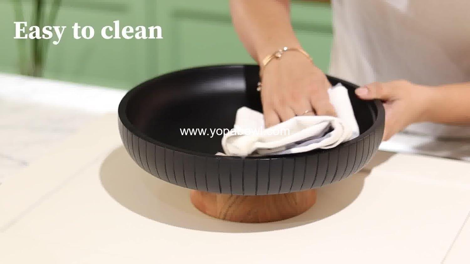 Wholesale Decorative Black Mango Wood Fruit Bowl | 12