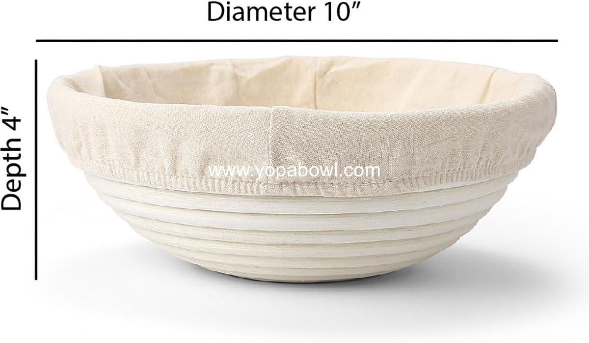 Wholesale Premium Round Proofing Basket with Liner - Perfect 10 Inch Brotform for Beautiful Bread - OEM Factory Wholesale Premium Round Proofing Basket with Liner - Perfect 10 Inch Brotform for Beautiful Bread - OEM Factory