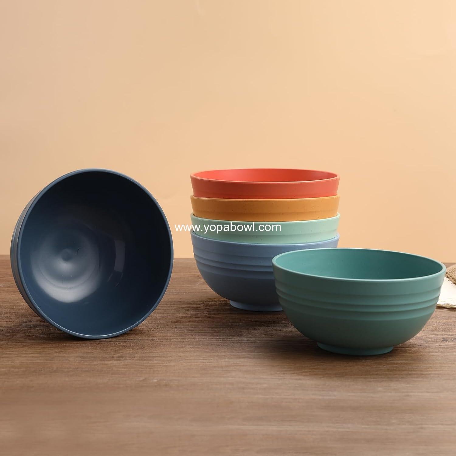 Wholesale 12 Pcs Unbreakable Cereal Bowls Set, 26 Oz Wheat Straw Microwave & Dishwasher Safe for Soup, Salad, Snack, BPA Free, Multicolor Factory Wholesale 12 Pcs Unbreakable Cereal Bowls Set, 26 Oz Wheat Straw Microwave & Dishwasher Safe for Soup, Salad, Snack, BPA Free, Multicolor Factory