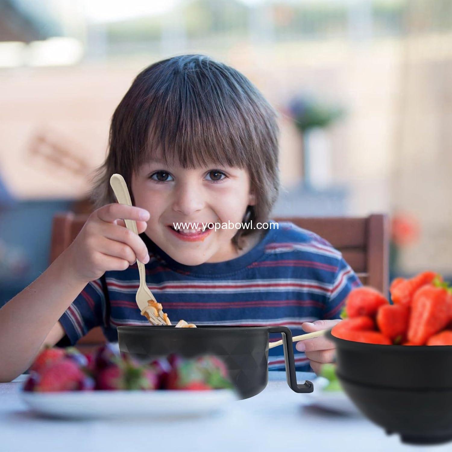 Wholesale 2 Pack 33oz Ramen Bowl Set - Microwave Ramen Cooker with Chopsticks, Spoons, and Fork - Instant Noodle Bowls with Handles for Quick Cooking - College Dorm Essentials - Factory