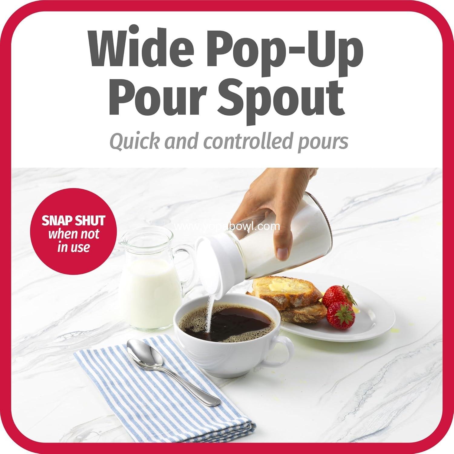 Wholesale Everyday Sugar Pourer - Ideal for Home and Kitchen Use - 16 oz Capacity - Factory