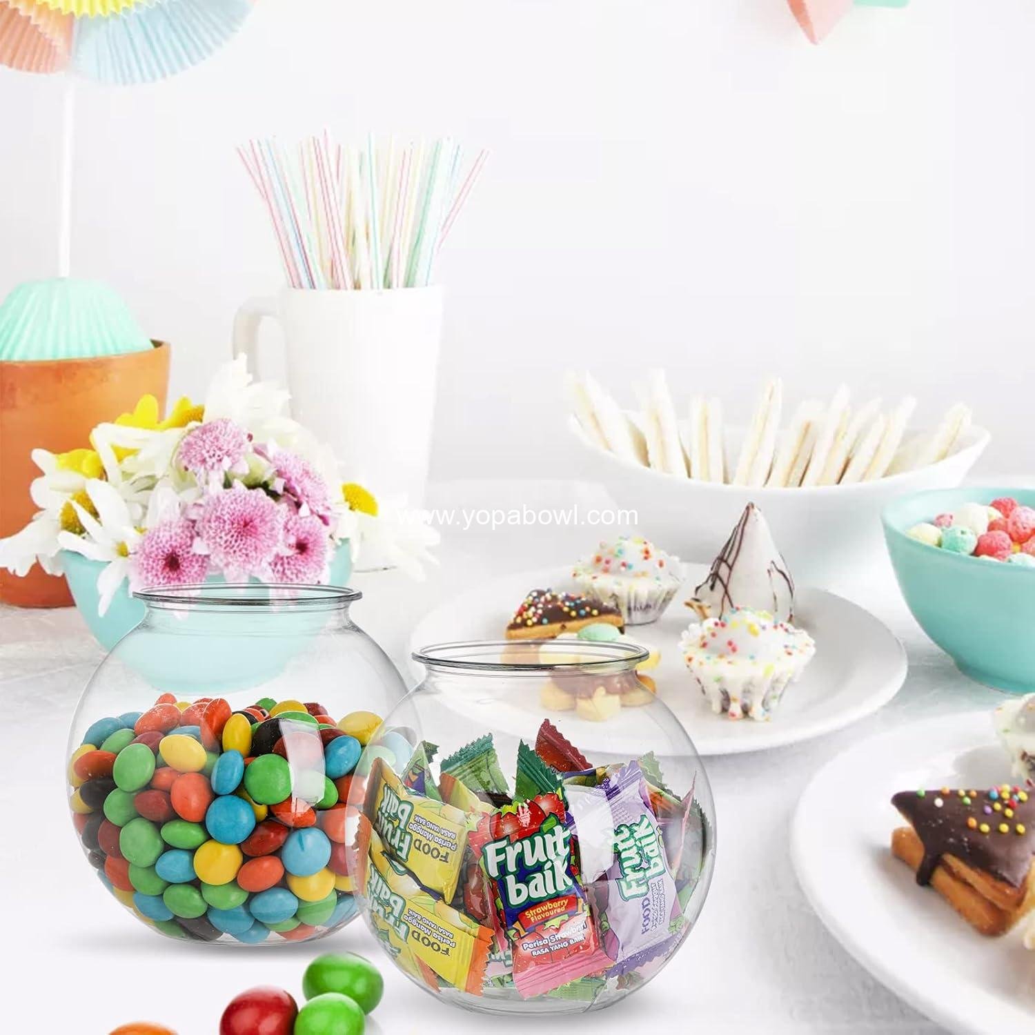 Wholesale 12 Pack Plastic Ivy Bowls 16 Oz Round Fish Bowls Unbreakable Vases for Home Decor Carnival Games Candy Party Favors Centerpiece BPA Free Clear Factory Wholesale 12 Pack Plastic Ivy Bowls 16 Oz Round Fish Bowls Unbreakable Vases for Home Decor Carnival Games Candy Party Favors Centerpiece BPA Free Clear Factory