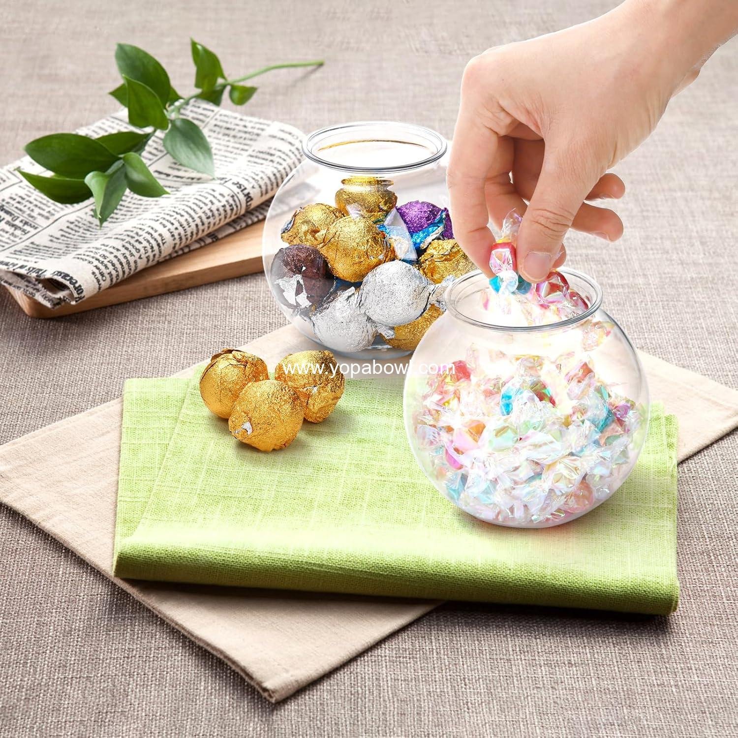 Wholesale 12 Pack Plastic Ivy Bowls 16 Oz Round Fish Bowls Unbreakable Vases for Home Decor Carnival Games Candy Party Favors Centerpiece BPA Free Clear Factory Wholesale 12 Pack Plastic Ivy Bowls 16 Oz Round Fish Bowls Unbreakable Vases for Home Decor Carnival Games Candy Party Favors Centerpiece BPA Free Clear Factory