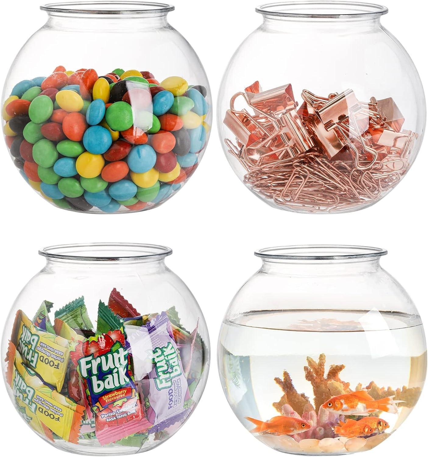Wholesale 12 Pack Plastic Ivy Bowls 16 Oz Round Fish Bowls Unbreakable Vases for Home Decor Carnival Games Candy Party Favors Centerpiece BPA Free Clear Factory Wholesale 12 Pack Plastic Ivy Bowls 16 Oz Round Fish Bowls Unbreakable Vases for Home Decor Carnival Games Candy Party Favors Centerpiece BPA Free Clear Factory