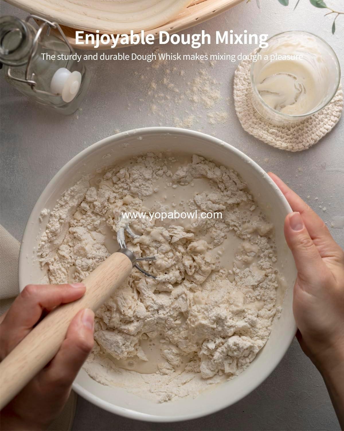 OEM 9-Inch Round Banneton Bread Proofing Basket for Sourdough Baking, Fermentation Kit, Baking Supplies Set, Sourdough Accessories Gift Set Manufacturer