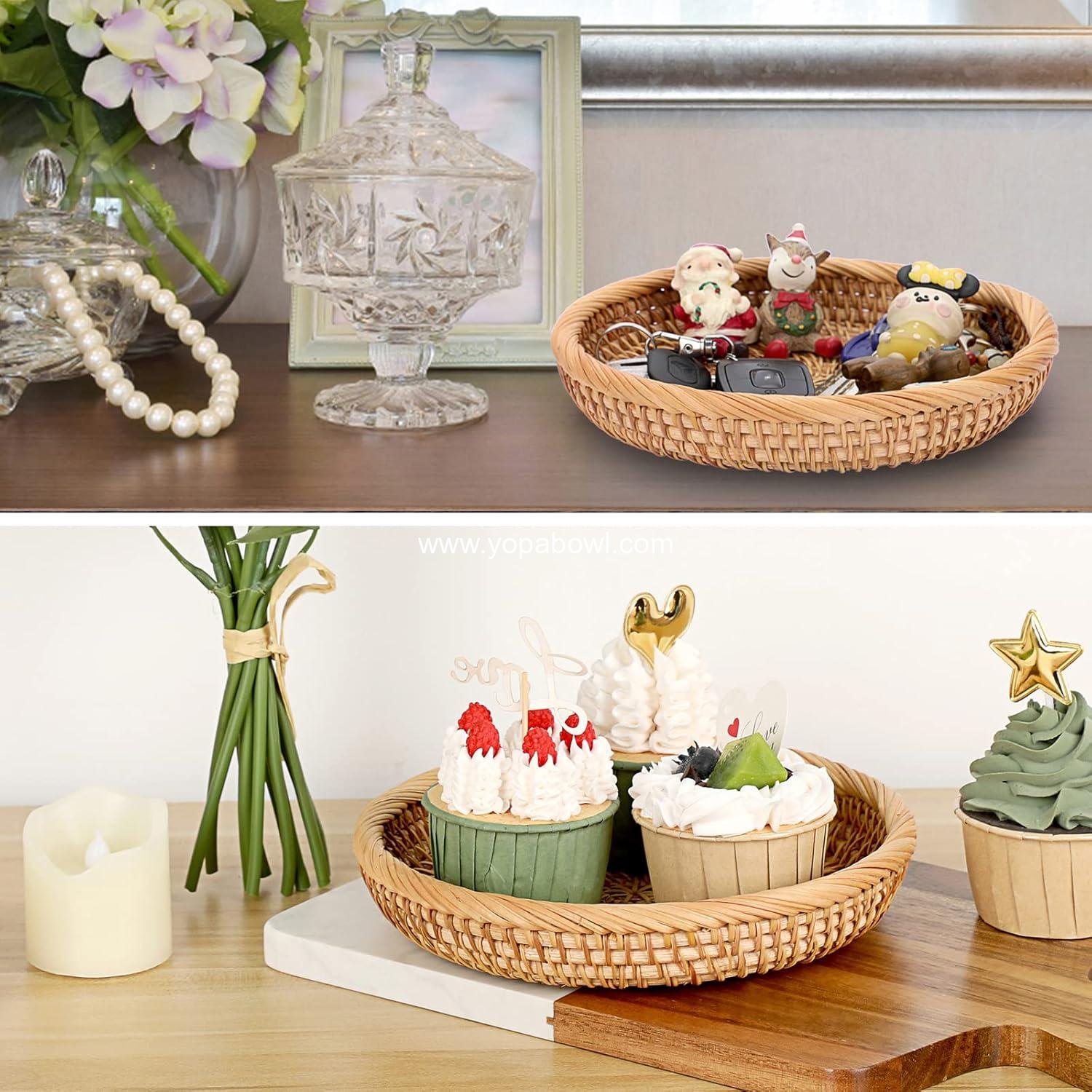 Wholesale Small Woven Wicker Basket - 7.6