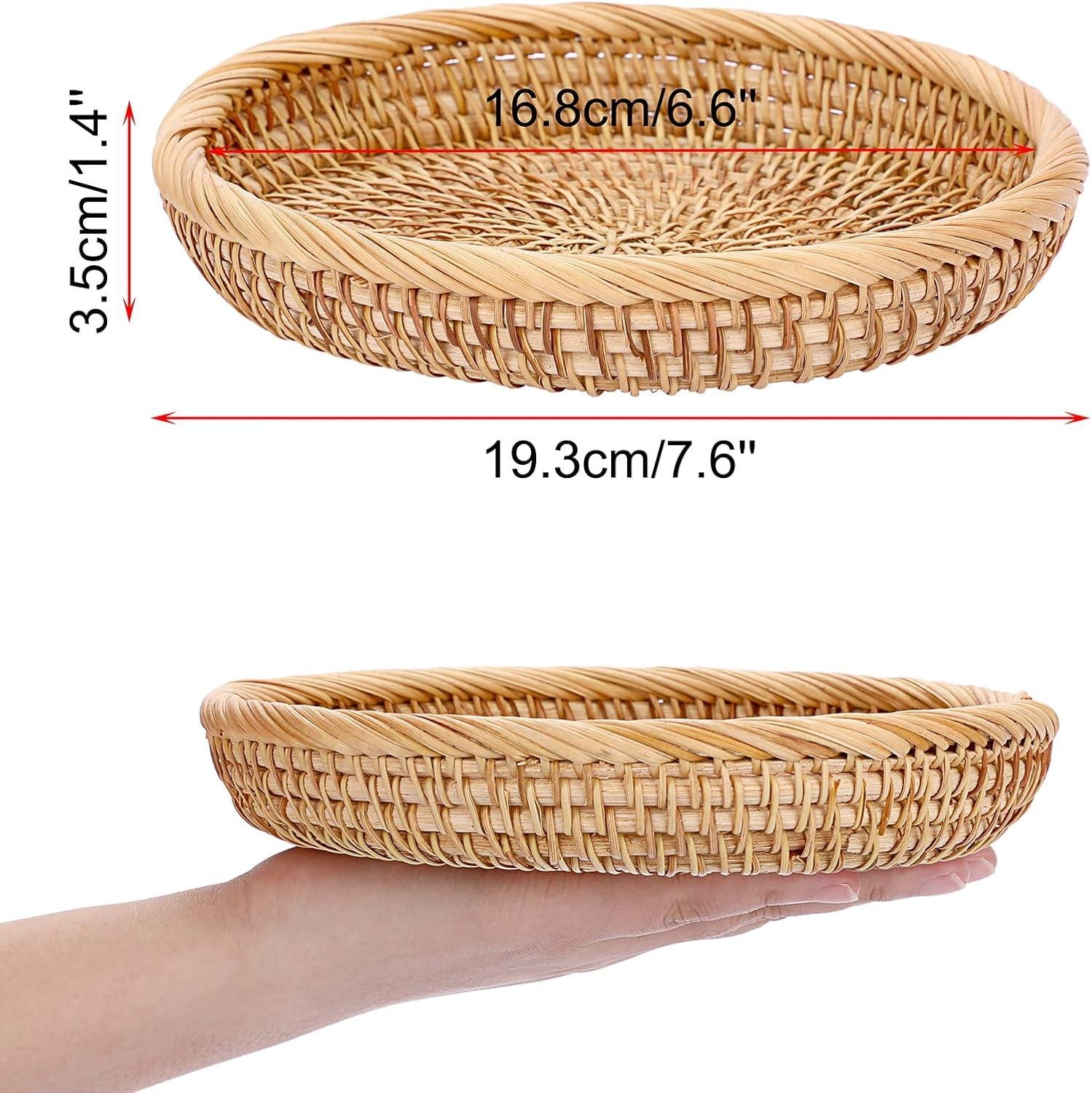 Wholesale Small Woven Wicker Basket - 7.6