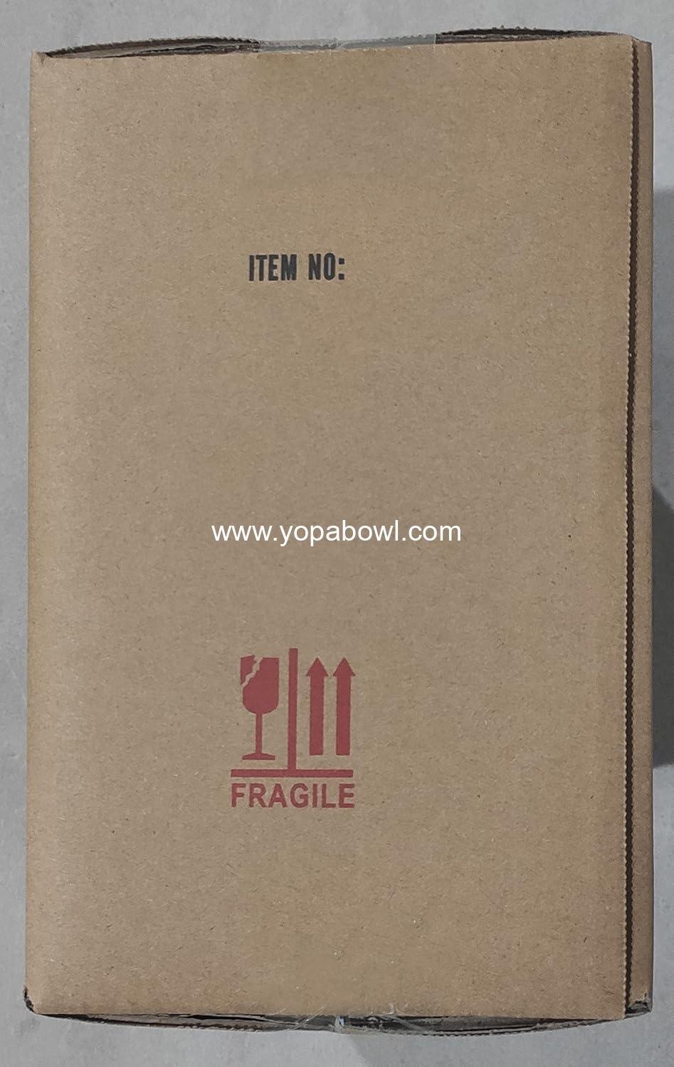 OEM 24 OZ Cereal Soup Oatmeal Bowls Set of 6, Ceramic Serving Bowls, Dishwasher and Microwave Safe, White, Series LUNA Factory