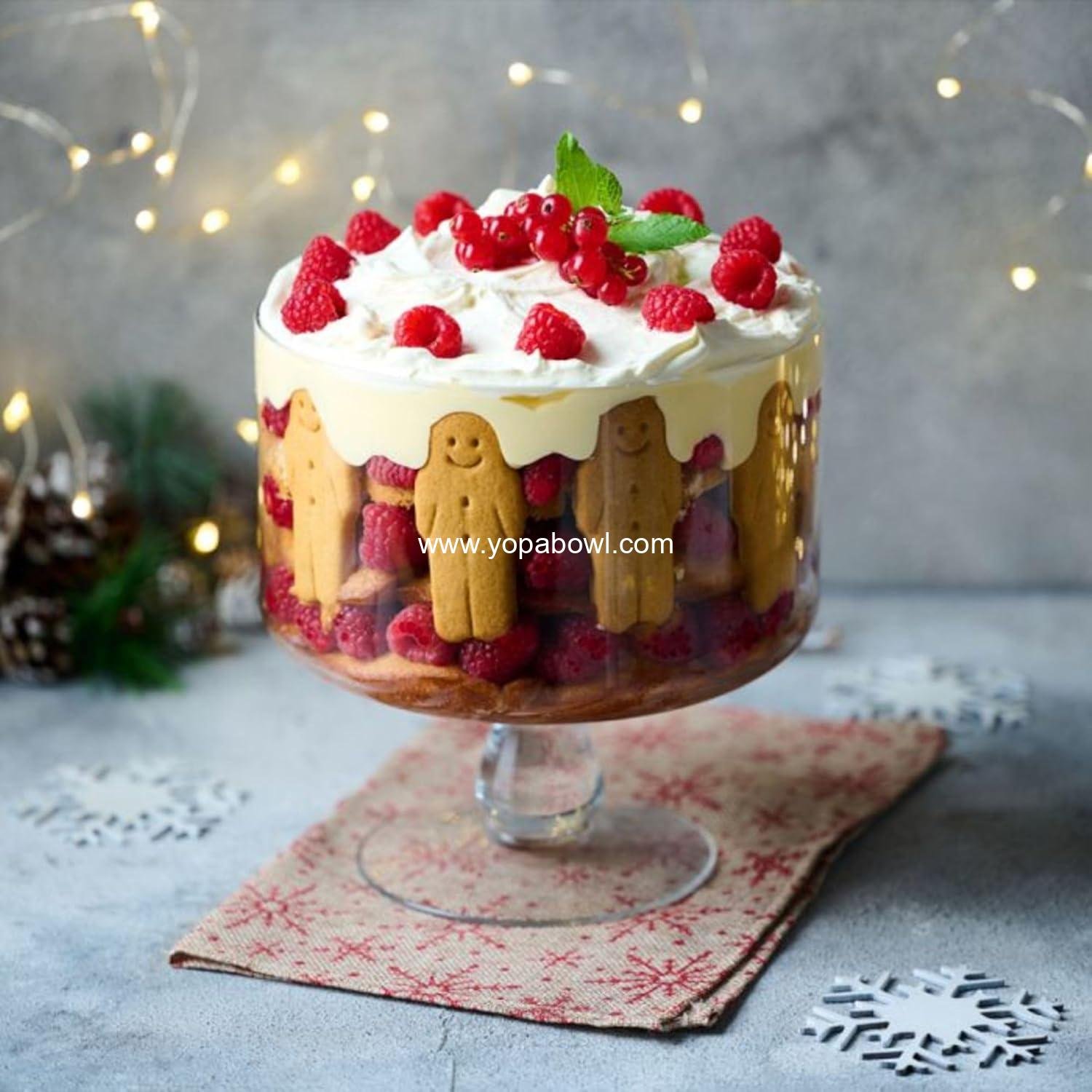 Wholesale Clear Glass Trifle Bowl with Classic Modern Design | Perfect for Desserts, Cakes, Pastries, Ice Cream | Versatile for Mixing Ingredients, Salad, Yogurt | Dishwasher Safe | Factory Wholesale Clear Glass Trifle Bowl with Classic Modern Design | Perfect for Desserts, Cakes, Pastries, Ice Cream | Versatile for Mixing Ingredients, Salad, Yogurt | Dishwasher Safe | Factory