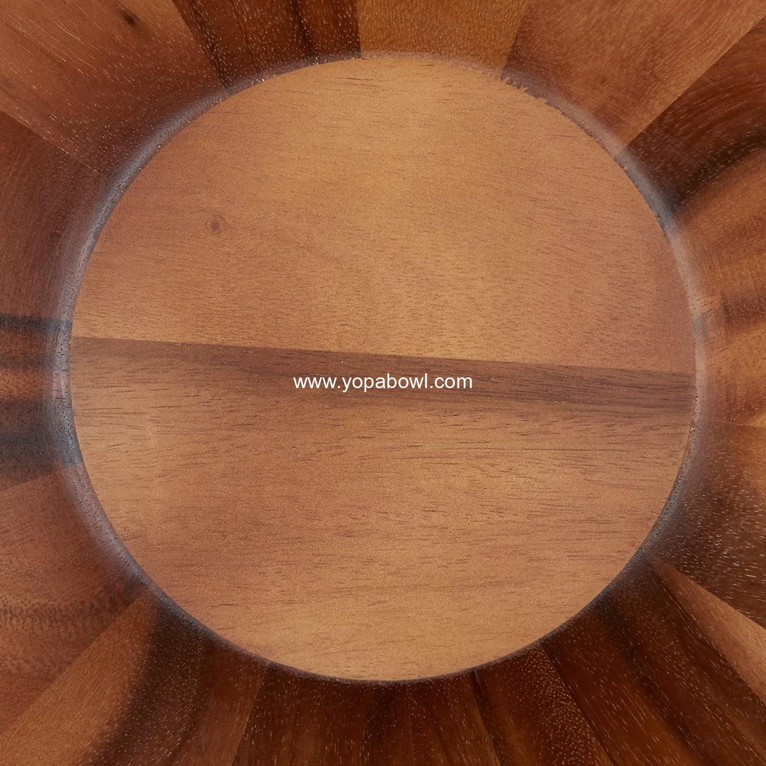 Wholesale Acacia Round Flair Bowl 12