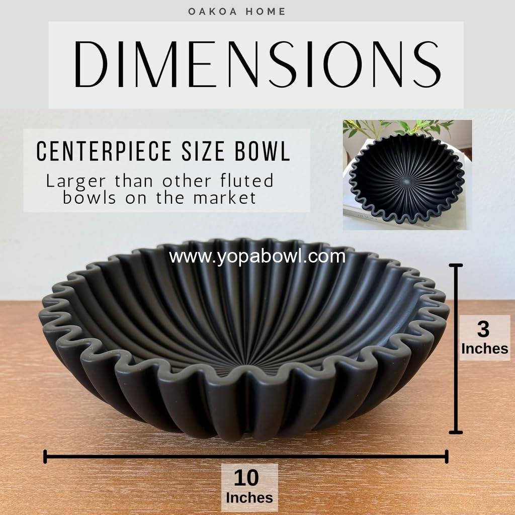 OEM Black Decorative Concrete Bowl - Modern Fruit Bowl for Kitchen Counter - Centerpiece Bowl - Wholesale Black Bowl Decor - Factory OEM Black Decorative Concrete Bowl - Modern Fruit Bowl for Kitchen Counter - Centerpiece Bowl - Wholesale Black Bowl Decor - Factory