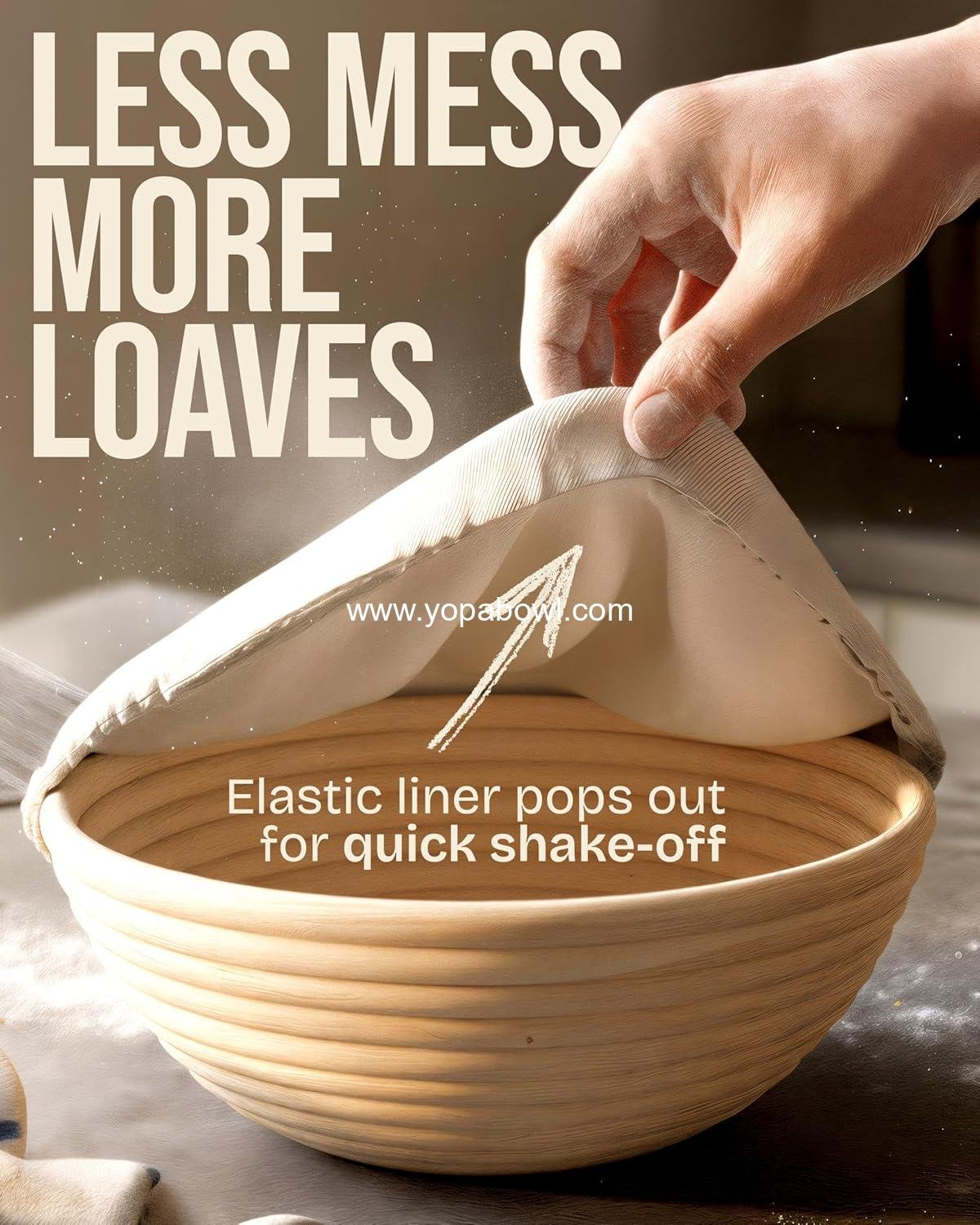 Wholesale Sourdough Bread Proofing Basket Set of 2, 9