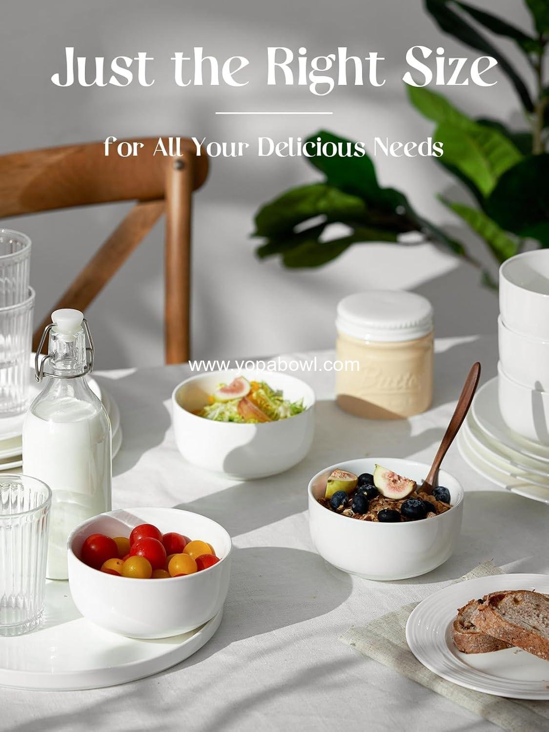 Wholesale 22 OZ Ceramic Cereal Bowls - 5.25