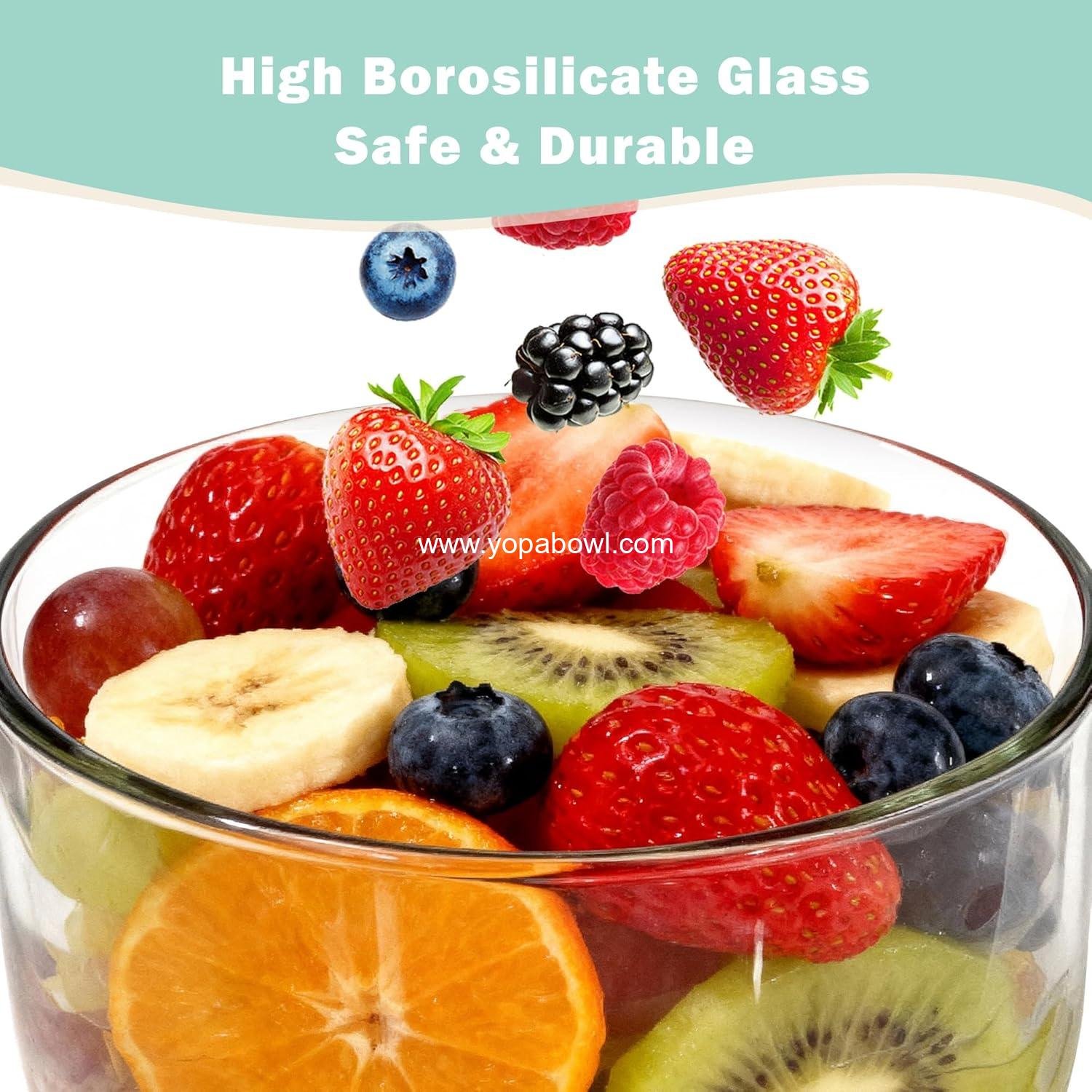 Wholesale Trifle Bowl with Lids, 135oz Glass Serving Bowl, BPA-Free Borosilicate for Salads & Fruits, Airtight Food Storage, Perfect for Layered Desserts & Holiday Parties - Factory Wholesale Trifle Bowl with Lids, 135oz Glass Serving Bowl, BPA-Free Borosilicate for Salads & Fruits, Airtight Food Storage, Perfect for Layered Desserts & Holiday Parties - Factory